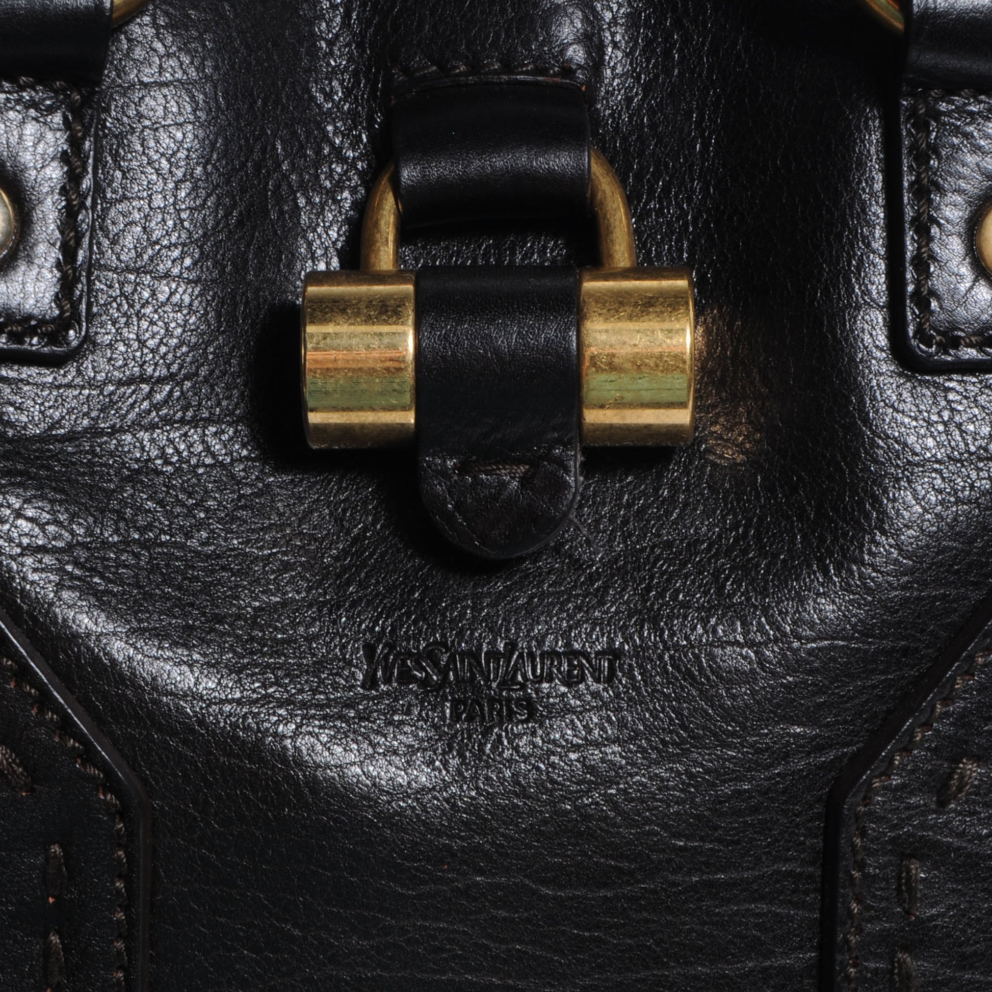 Saint Laurent Leather Medium Muse Brown 9 of 10
