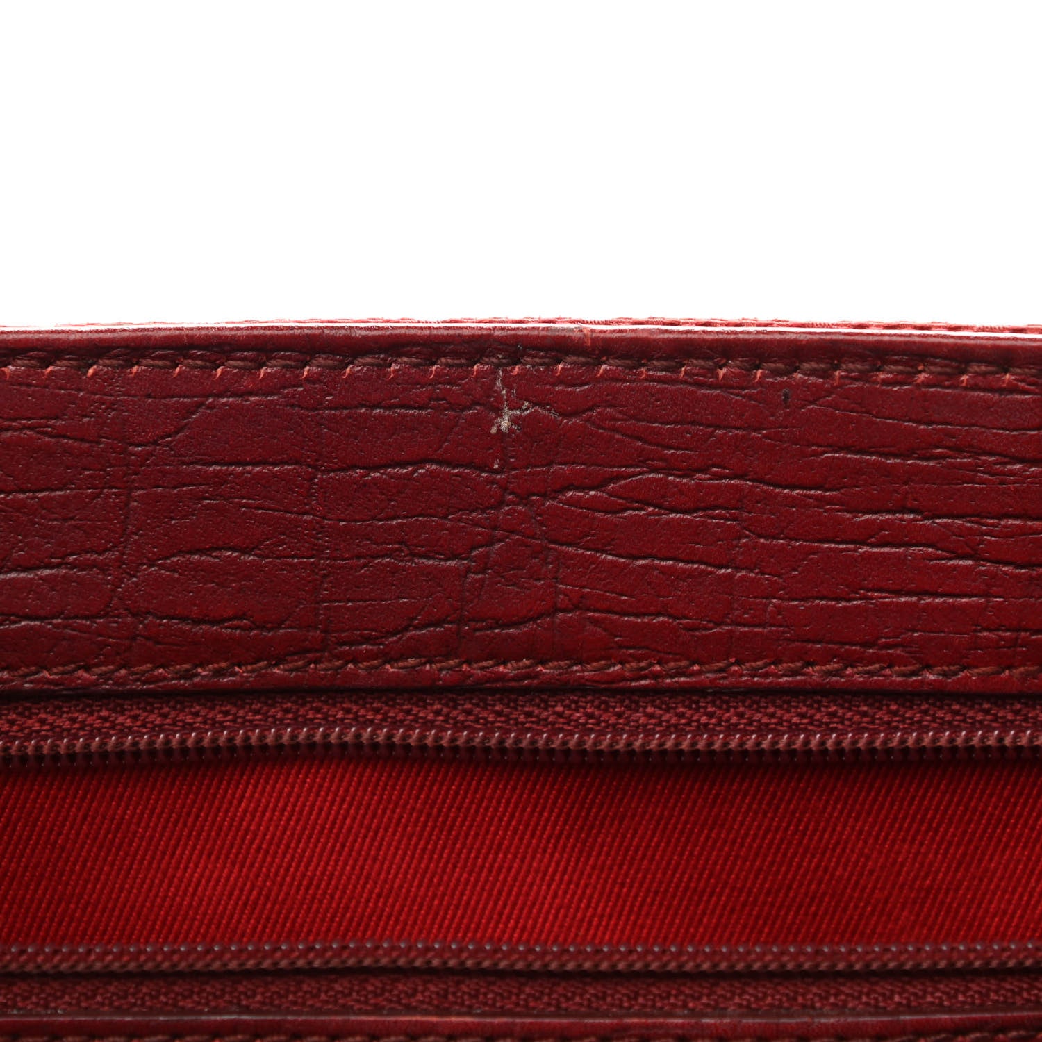 Gucci Monogram Small Bamboo Tote Red 13 of 13