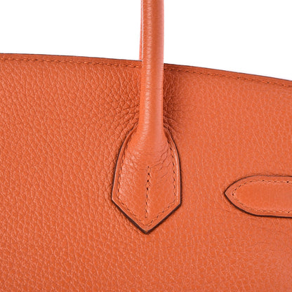 Hermes Togo Birkin 30 Orange 33 of 38