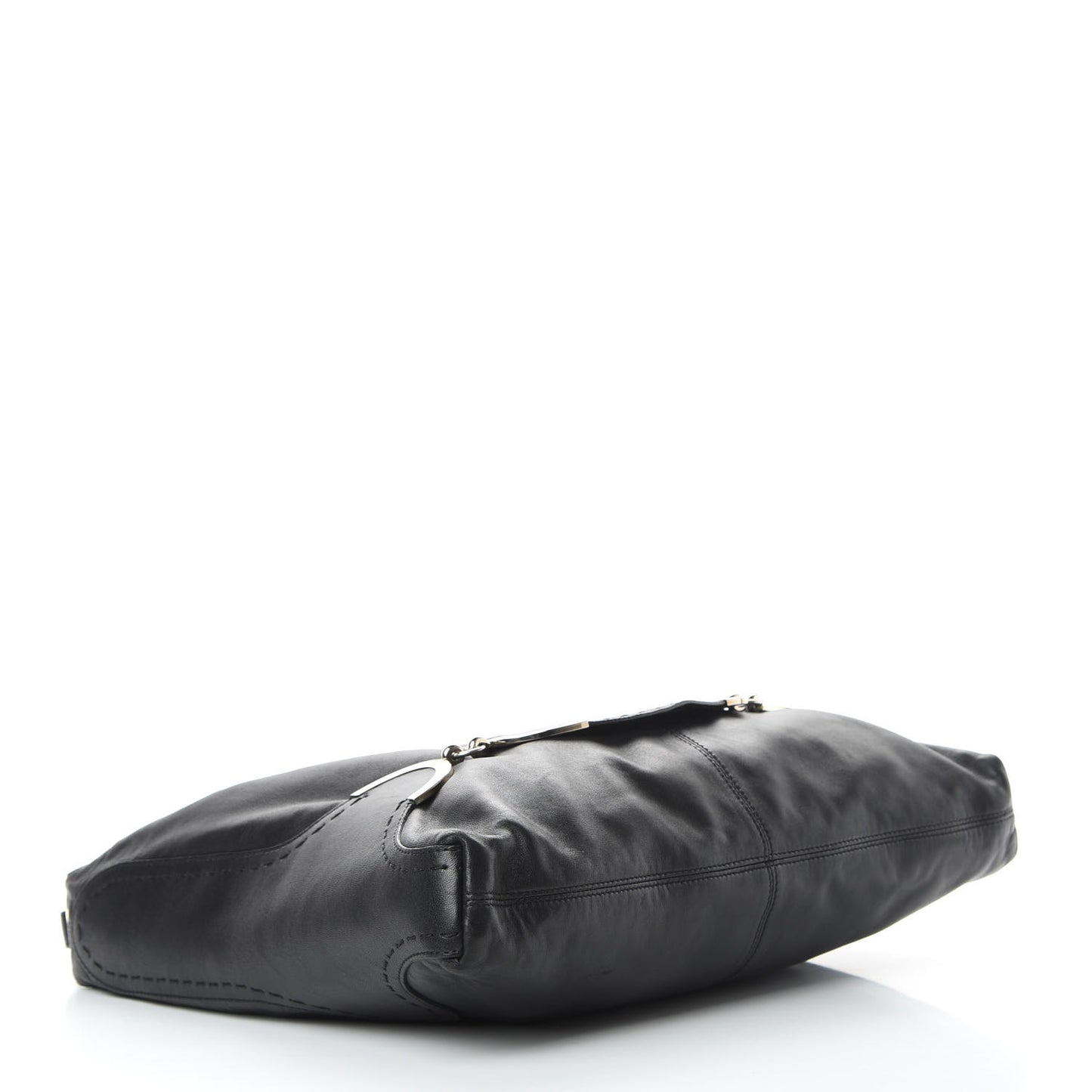 Calfskin Medusa Hobo Black