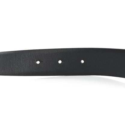 Chanel Calfskin CC Reversible Belt 85 Black Burgundy 6 of 9