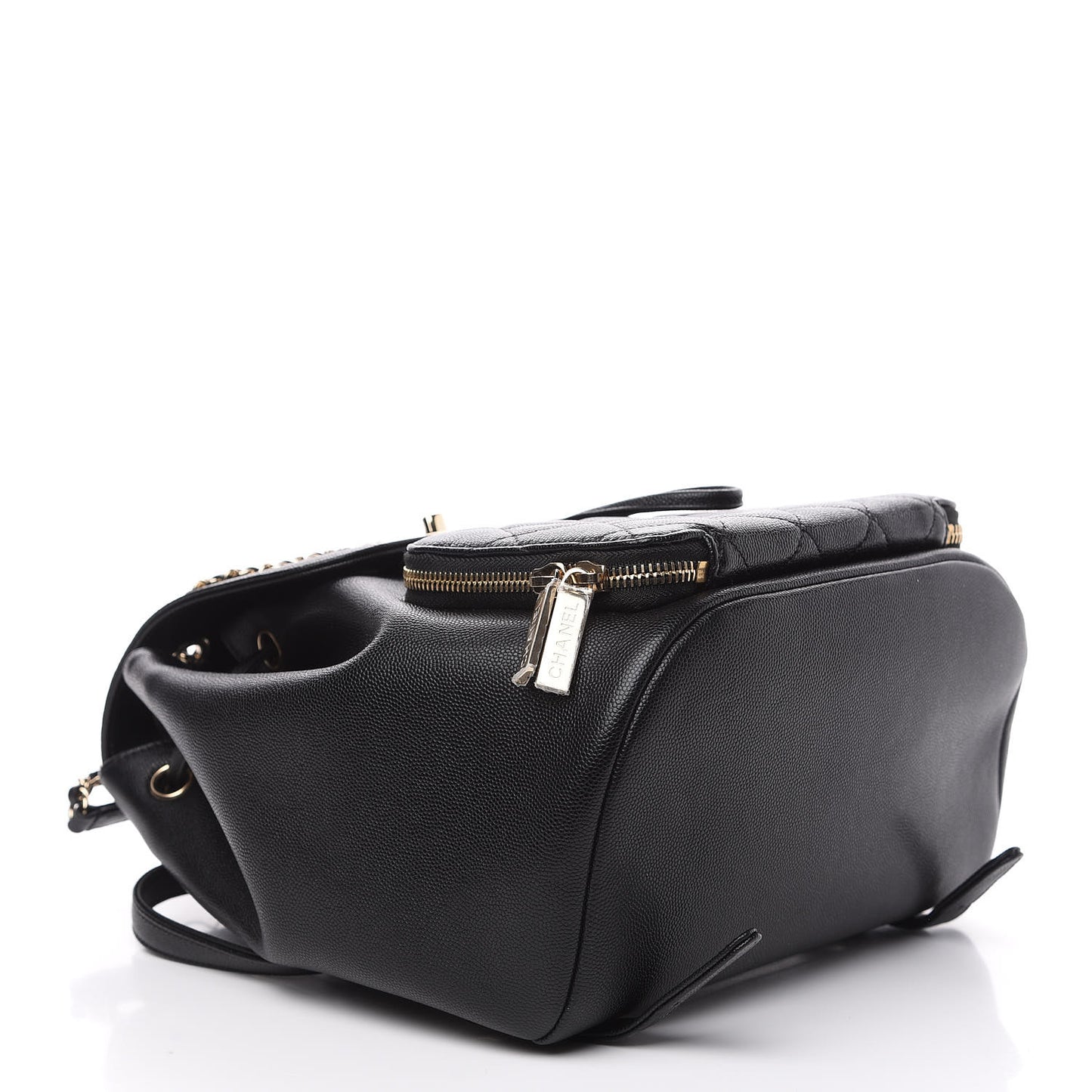 Caviar Quilted Business Affinity Backpack Black