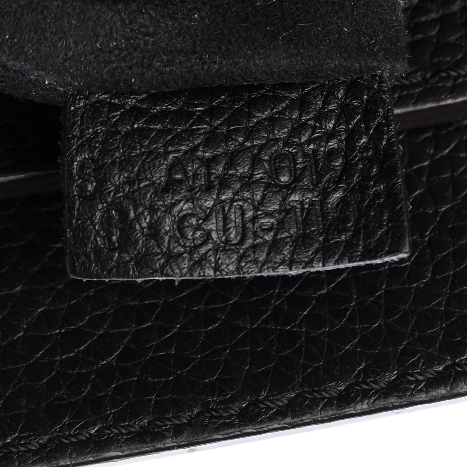 Celine Drummed Calfskin Mini Luggage Black 7 of 12