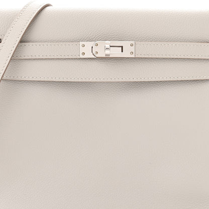 Hermes Evercolor Kelly Danse II Belt Bag Gris Perle 8 of 11