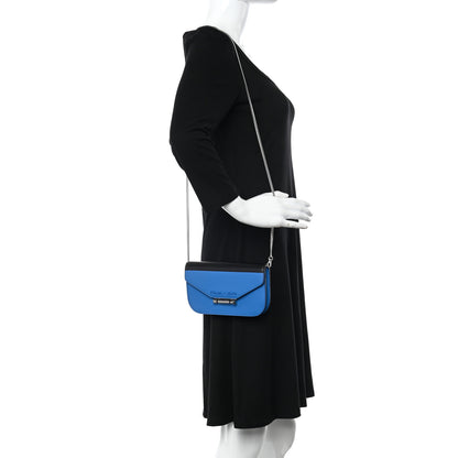 Prada City Calf Sybille Monochrome Crossbody Bag Marea Black 2 of 12