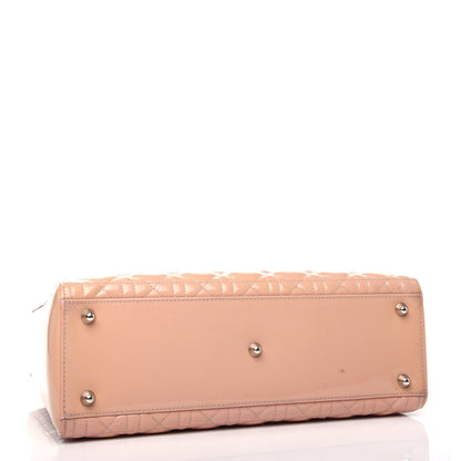 Christian Dior Patent Cannage Large Lady Dior Light Pink 4 of 10