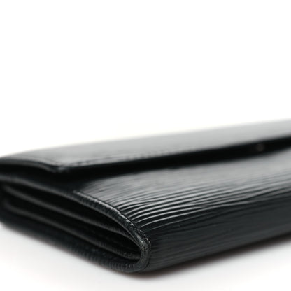 Louis Vuitton Epi Sarah Wallet Black 7 of 9
