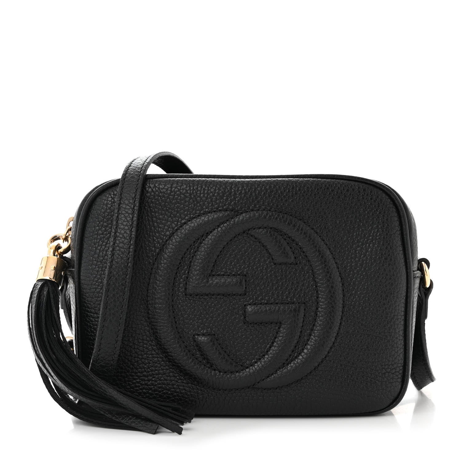 Gucci Pebbled Calfskin Small Soho Disco Bag Black 1 of 11
