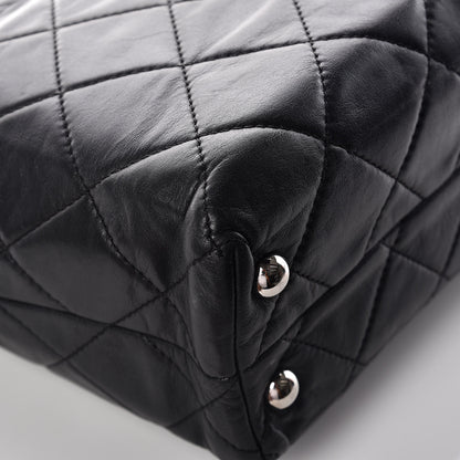 Chanel Calfskin Quilted In The Business North South Tote Black 14 of 14