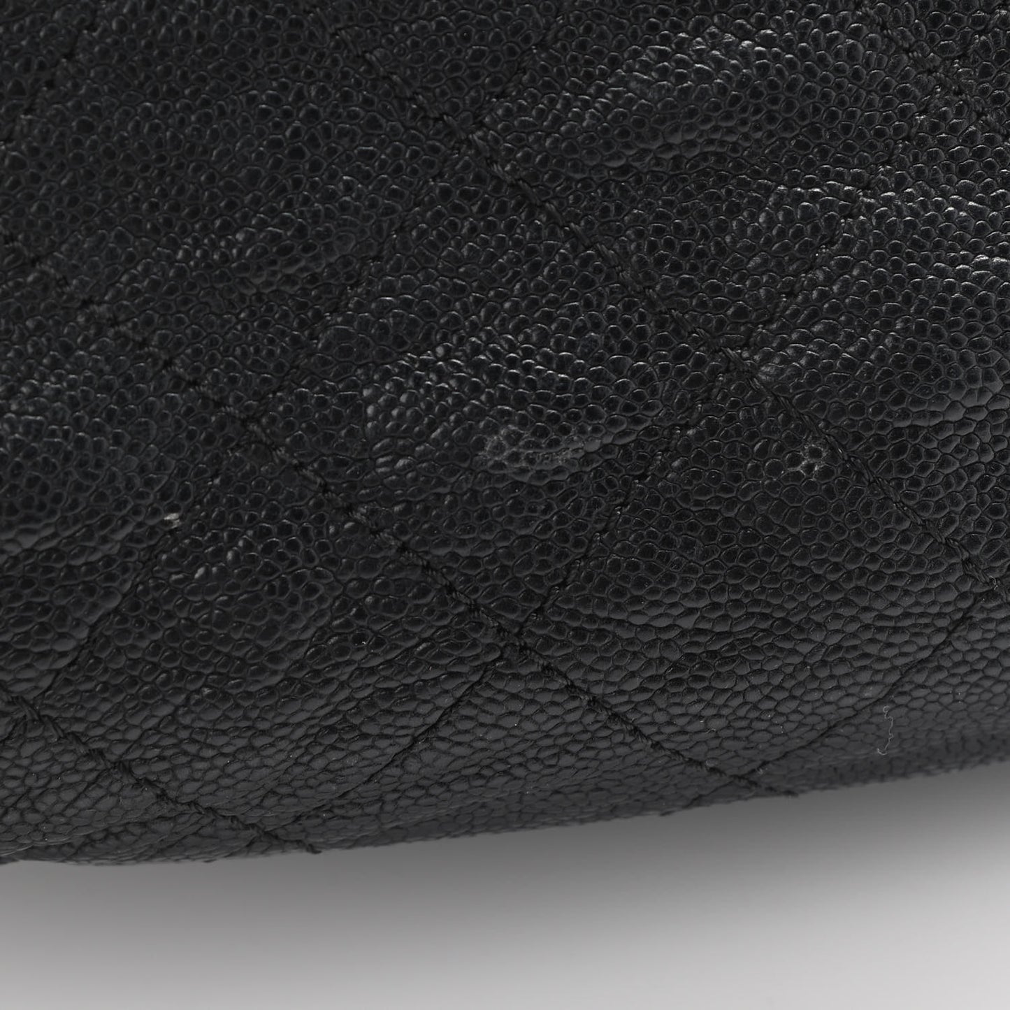 Caviar Quilted Simply CC Hobo Black