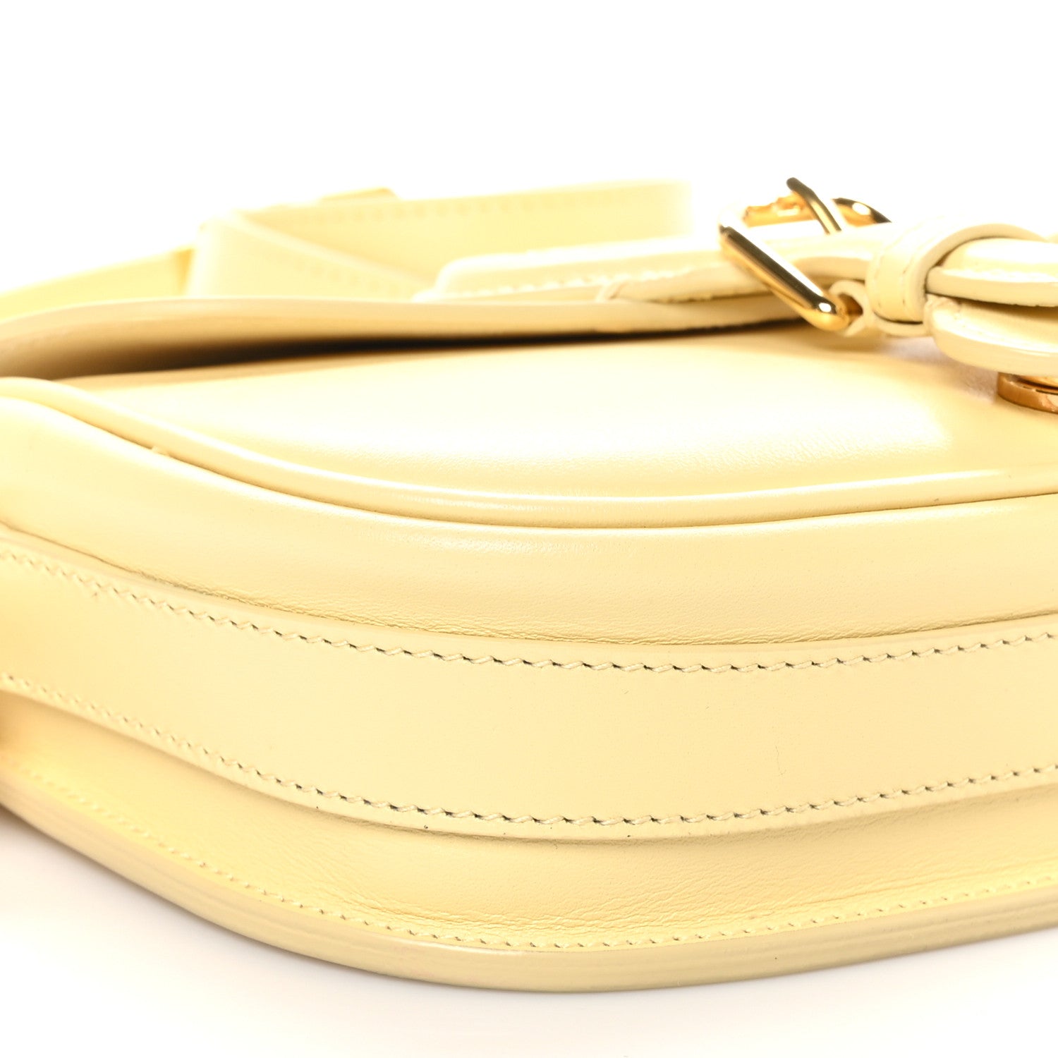 Christian Dior Box Calfskin Small Bobby Flap Pale Yellow 8 of 9