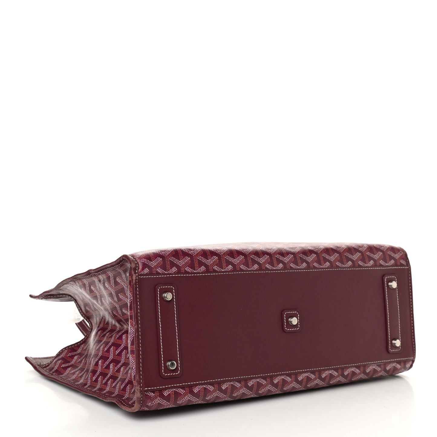 Goyardine Marquises Tote Burgundy