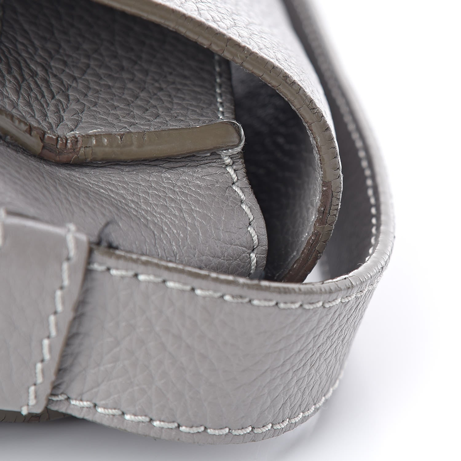 Chloe Calfskin Medium Marcie Round Crossbody Bag Cashmere Grey 10 of 14