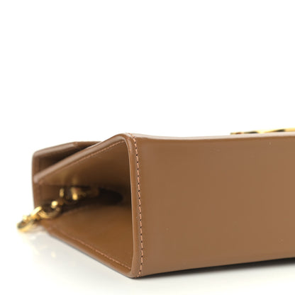 Salvatore Ferragamo Calfskin Gancini Chain Crossbody Brown 8 of 9