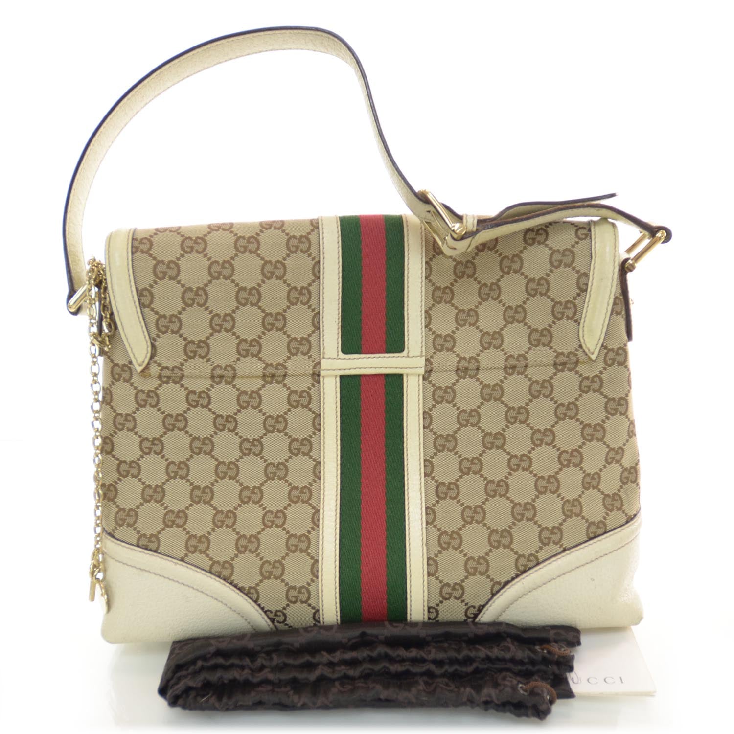 Gucci Monogram Large Treasure Flap 3 of 11