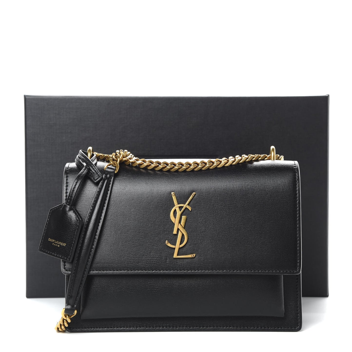 Calfskin Medium Monogram Sunset Black