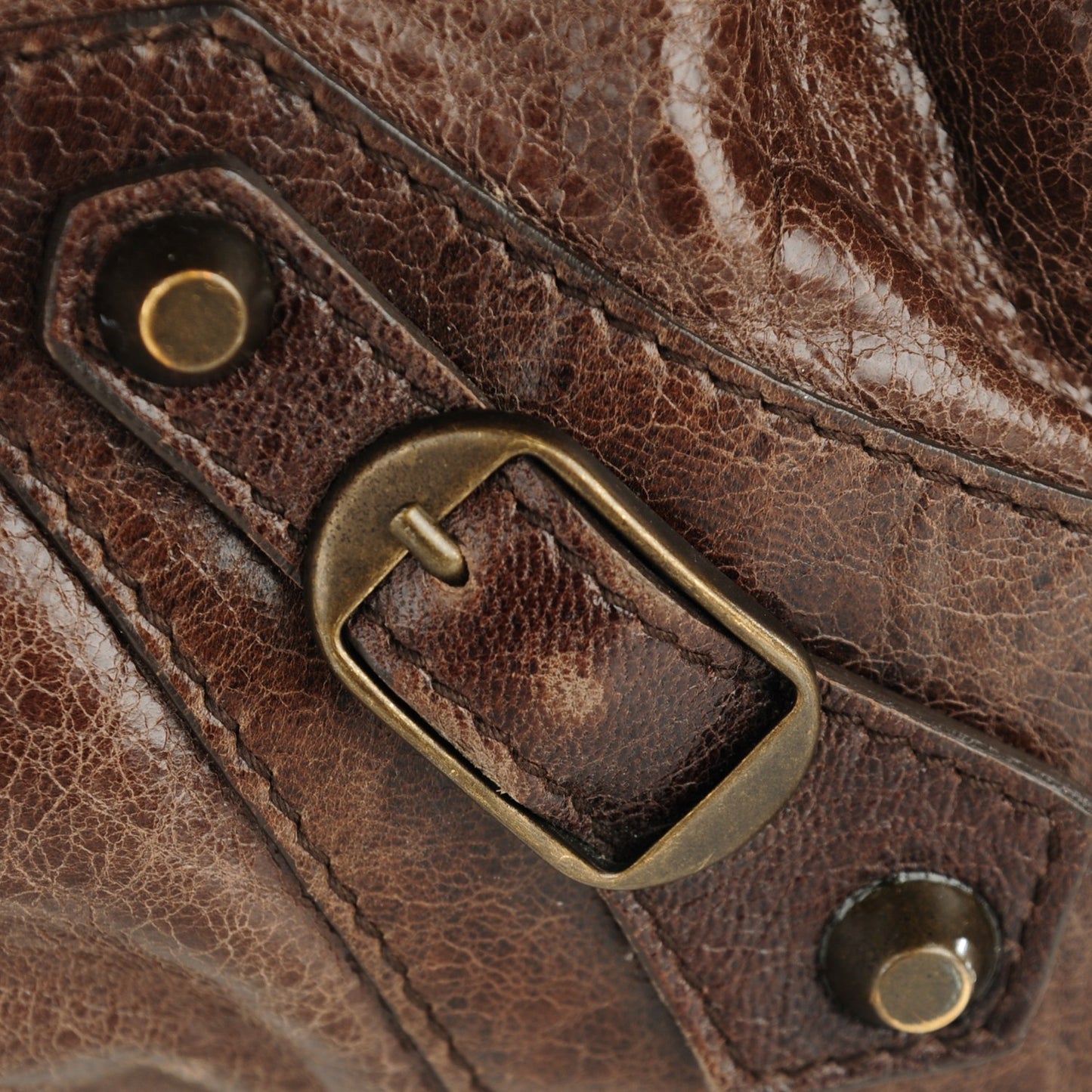 Chevre Classic Hardware Mid Afternoon Tote Truffle