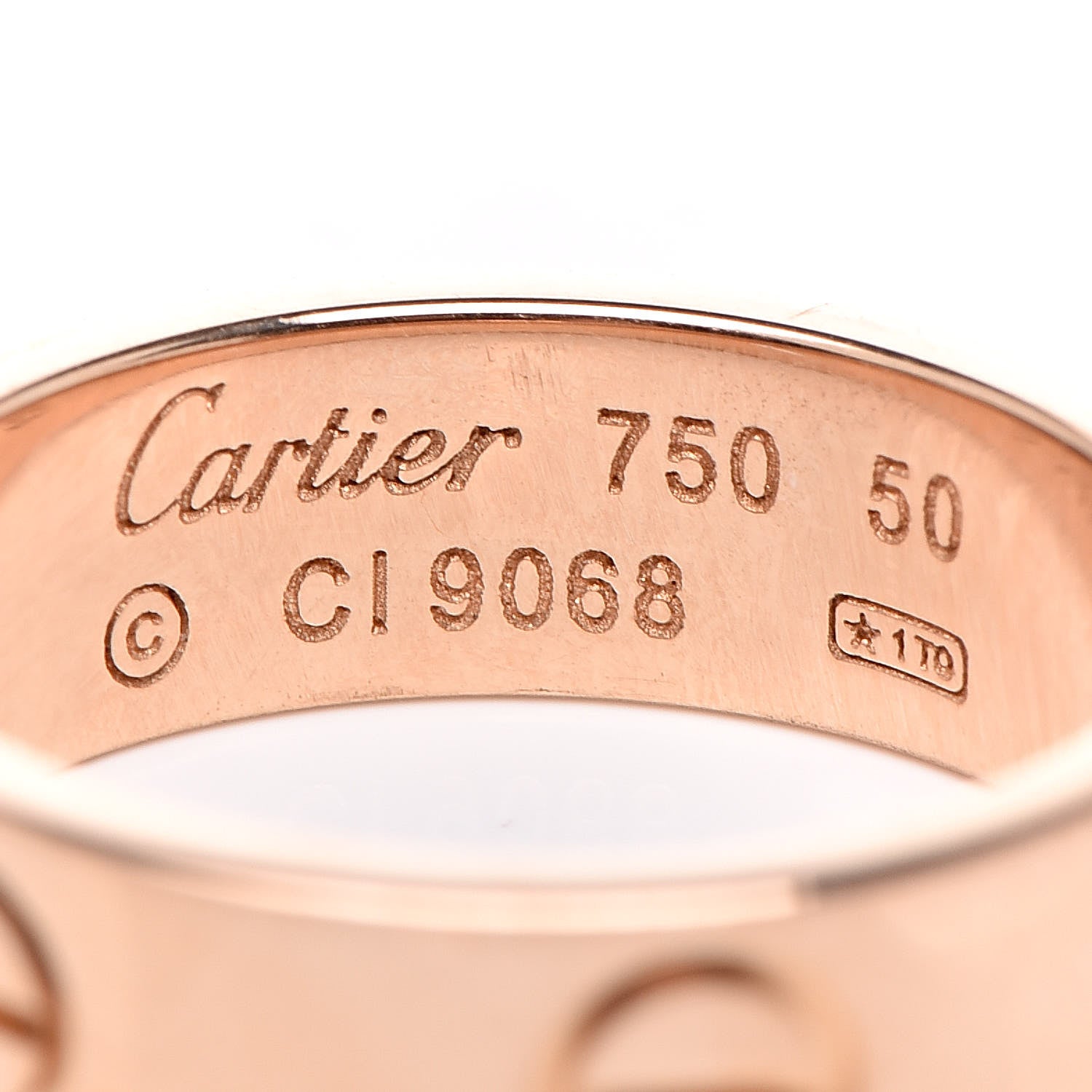 Cartier 18K Pink Gold 5.5mm LOVE Ring 50 5.25 4 of 4