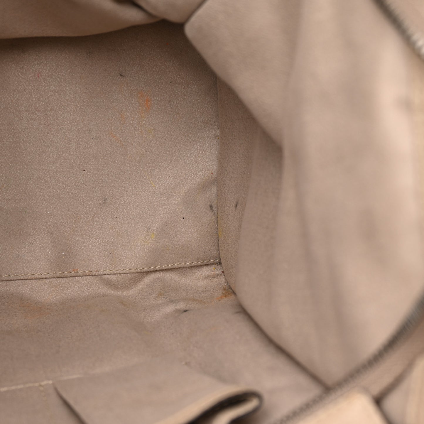 Drummed Calfskin Mini Luggage Dune