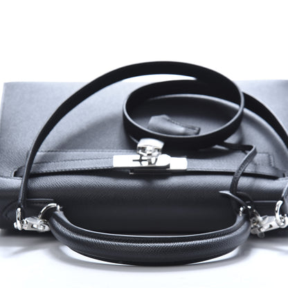 Hermes Epsom Kelly Sellier 28 Black 8 of 33