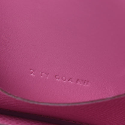 Hermes Epsom Constance Slim Wallet 5P Pink 7 of 15