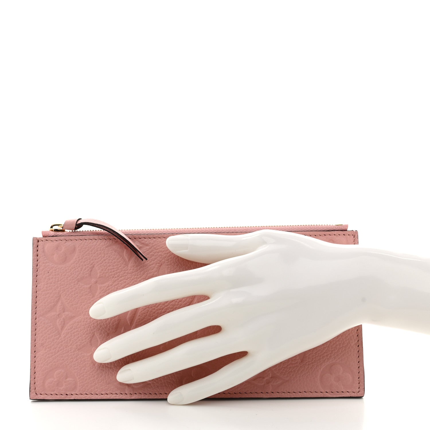 Louis Vuitton Empreinte Felicie Chain Wallet Zippered Insert Rose Poudre 2 of 7