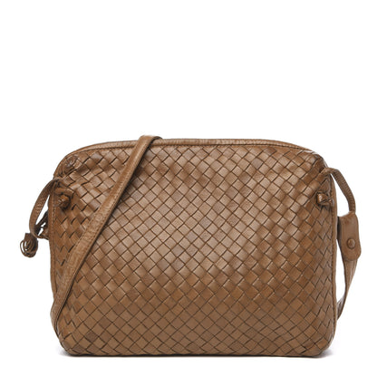 Bottega Veneta Nappa Intrecciato Nodini Crossbody Messenger Noce 1 of 12
