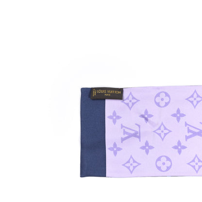 Louis Vuitton Silk Monogram Jungle 16 Bandeau Purple 2 of 4