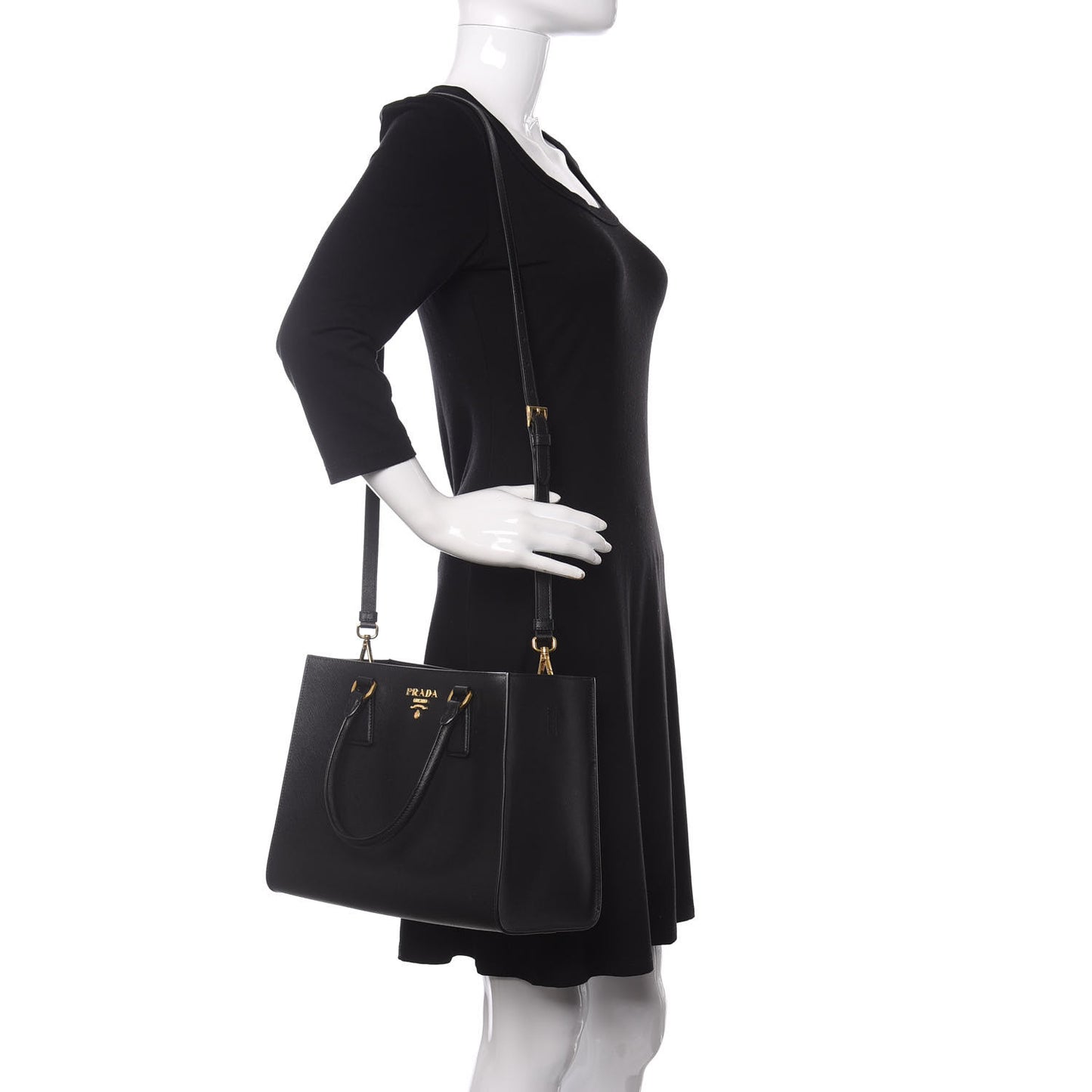 Saffiano Tote Black