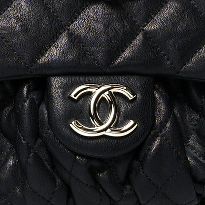 Chanel Washed Lambskin Quilted Mini Chain Around Flap Black 8 of 10