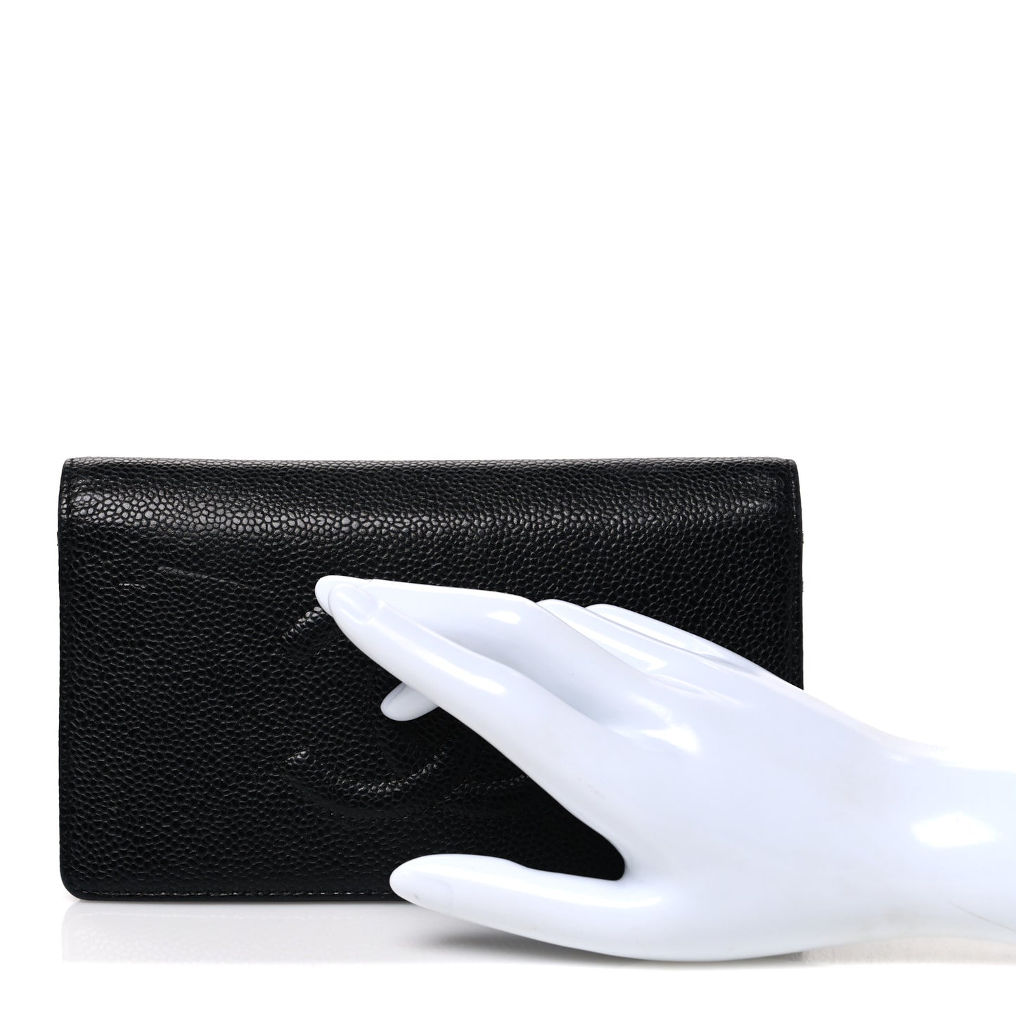 Caviar Timeless CC Yen Wallet Black
