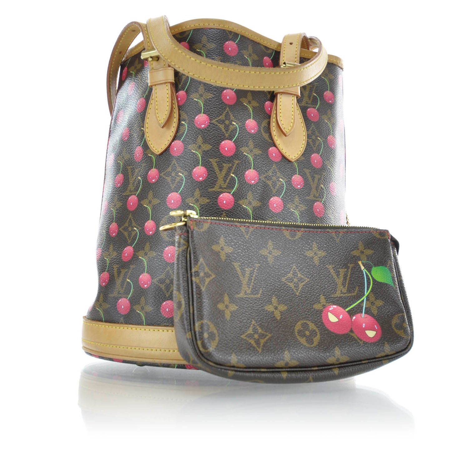Monogram Cerises Bucket Bag