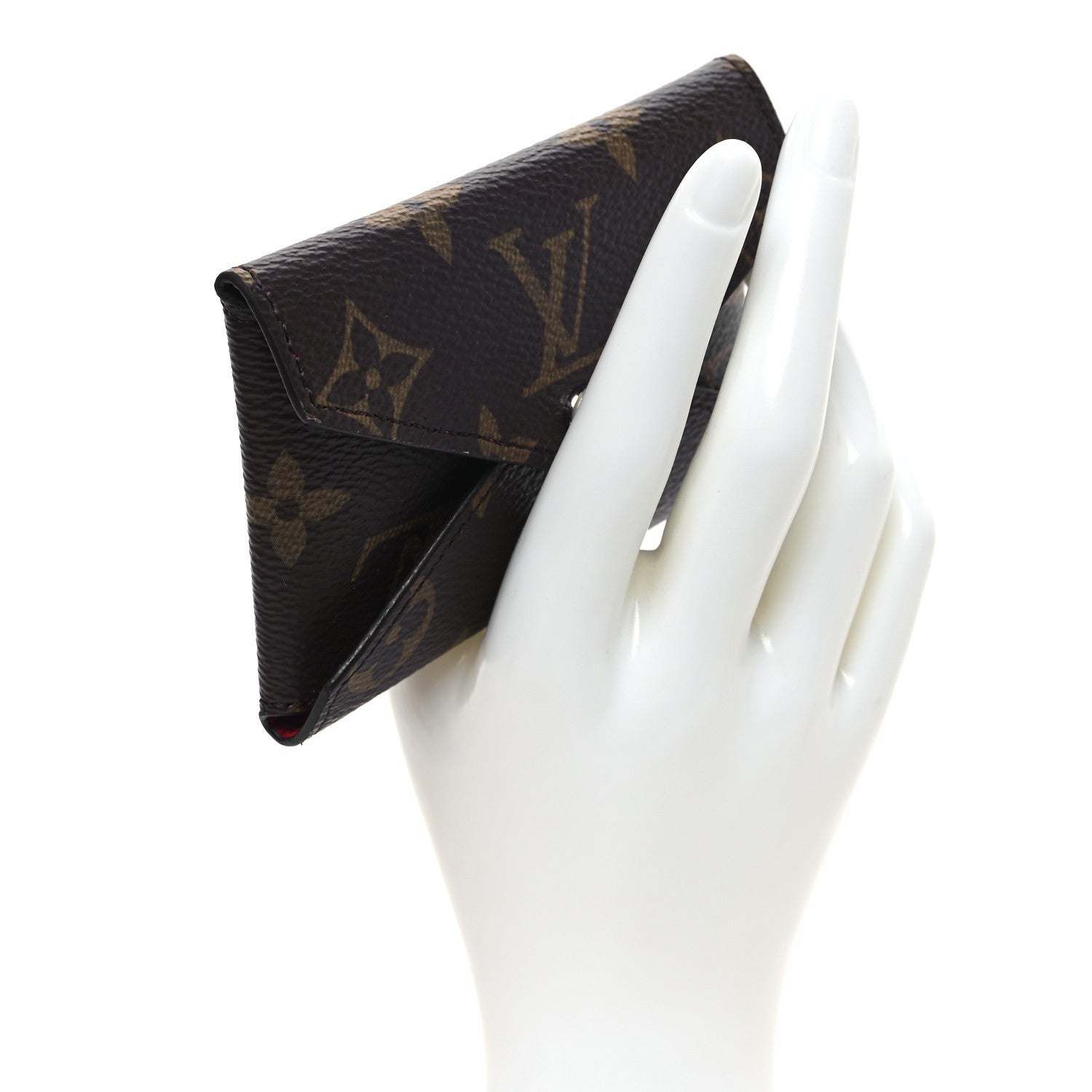 Louis Vuitton Monogram LV Colormania Kirigami Card Holder Sari Red 2 of 8