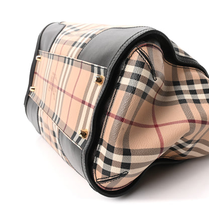 Burberry Haymarket Check Small Gladstone Chocolate 9 of 9