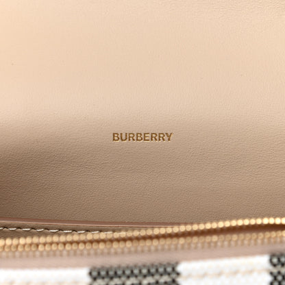 Burberry Canvas Check Hackberry Crossbody Bag Soft Fawn 6 of 9
