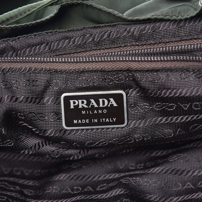 Prada Nylon Vela Medium Backpack Green 7 of 18