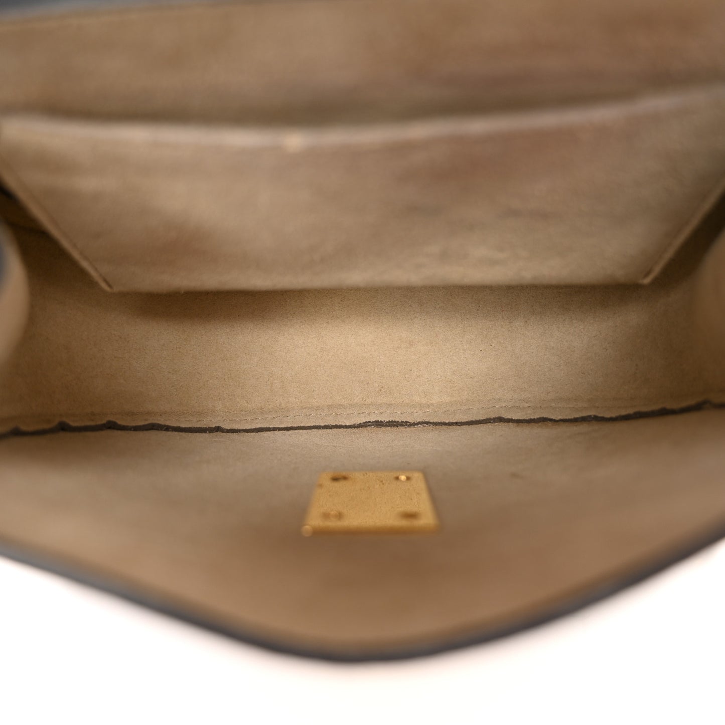 Grained Lambskin Mini Drew Shoulder Bag Motty Grey