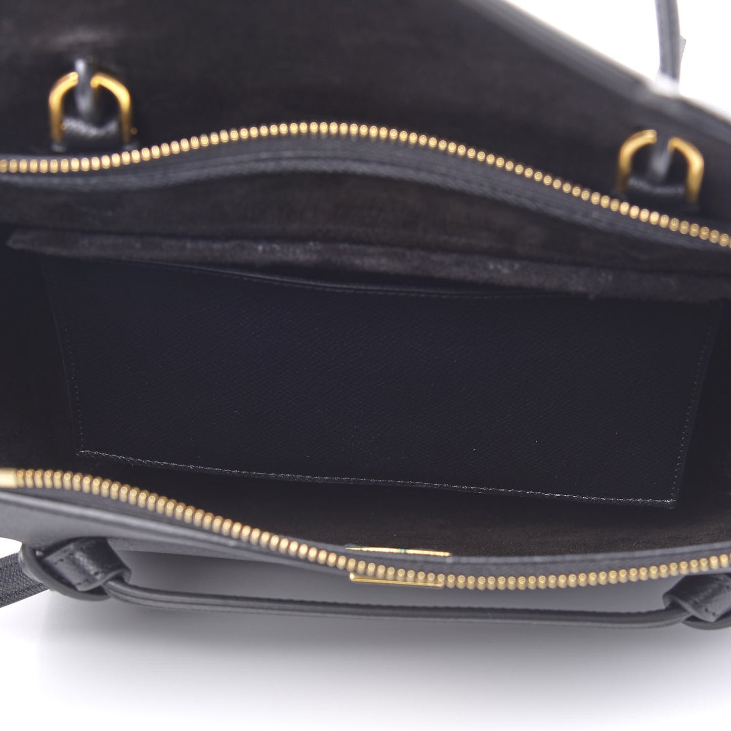 Baby Grained Calfskin Micro Belt Bag Black