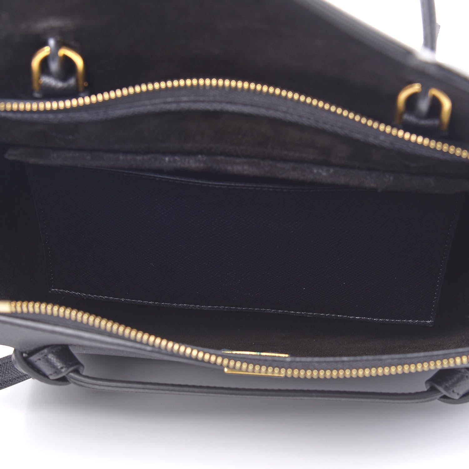 Celine Baby Grained Calfskin Micro Belt Bag Black 5 of 9