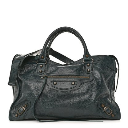 Balenciaga Agneau Classic Hardware City Vert Pinede 1 of 16