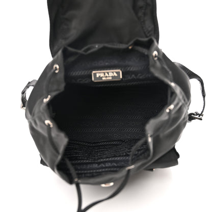 Prada Nylon Vela Mini Crossbody Backpack Black 4 of 9