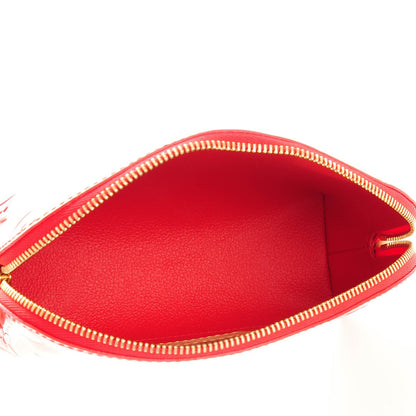 Louis Vuitton Vernis Cosmetic Pouch Rouge Grenadine 5 of 7