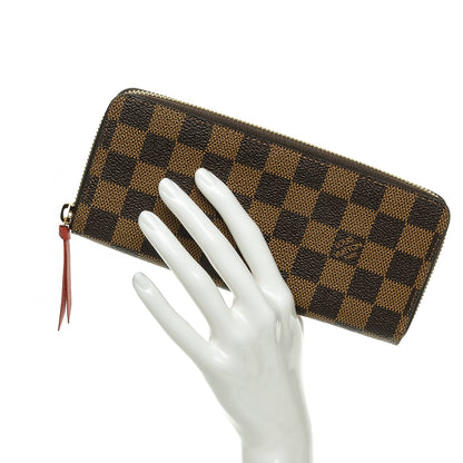 Louis Vuitton Damier Ebene Clemence Wallet 2 of 7