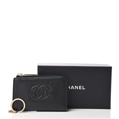 Chanel Calfskin CC Key Holder Case Black 7 of 7