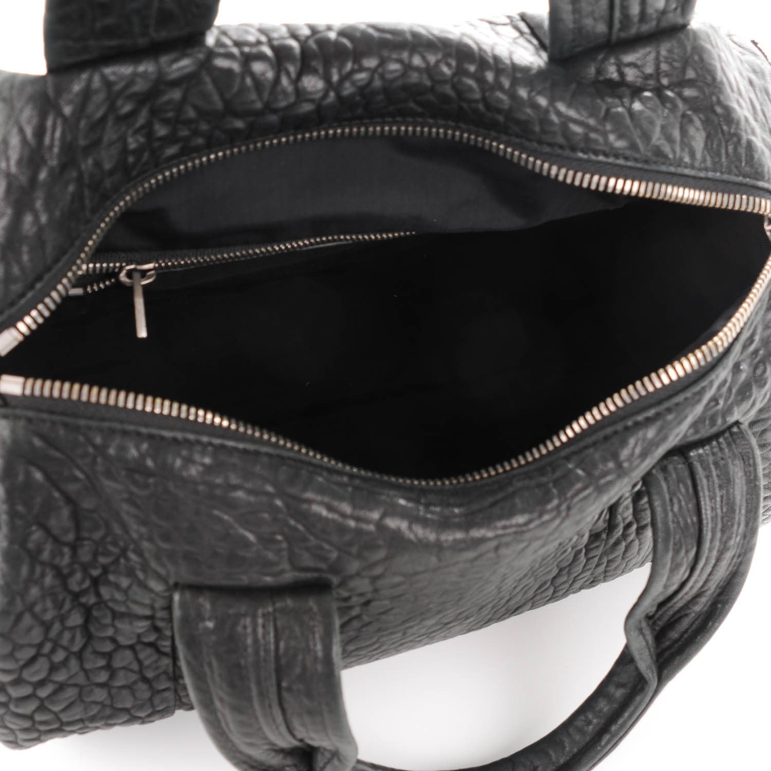 Alexander Wang Pebbled Lambskin Rocco Black Nickel Hardware 5 of 9