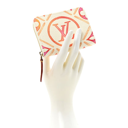 Louis Vuitton Monogram LV By The Pool Zippy Coin Purse Coral 2 of 7