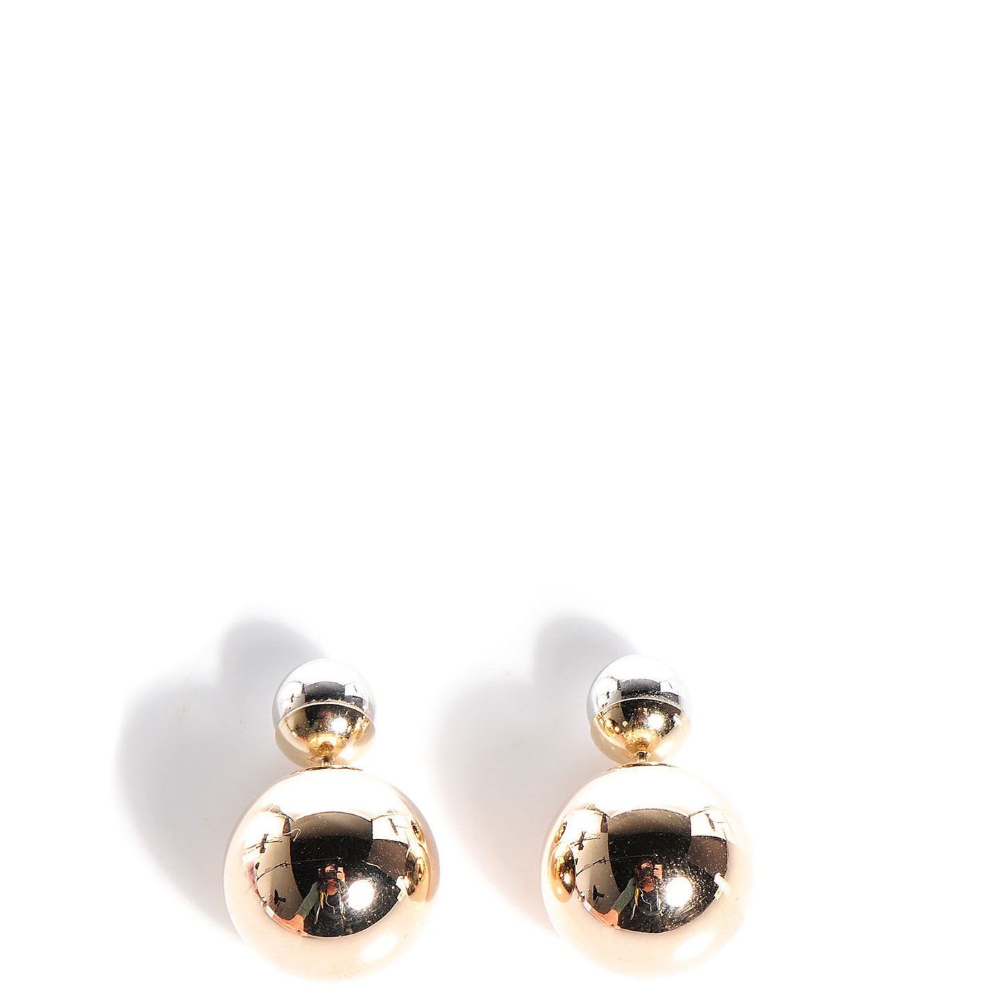 Mise En Dior Tribal Earrings Gold Silver