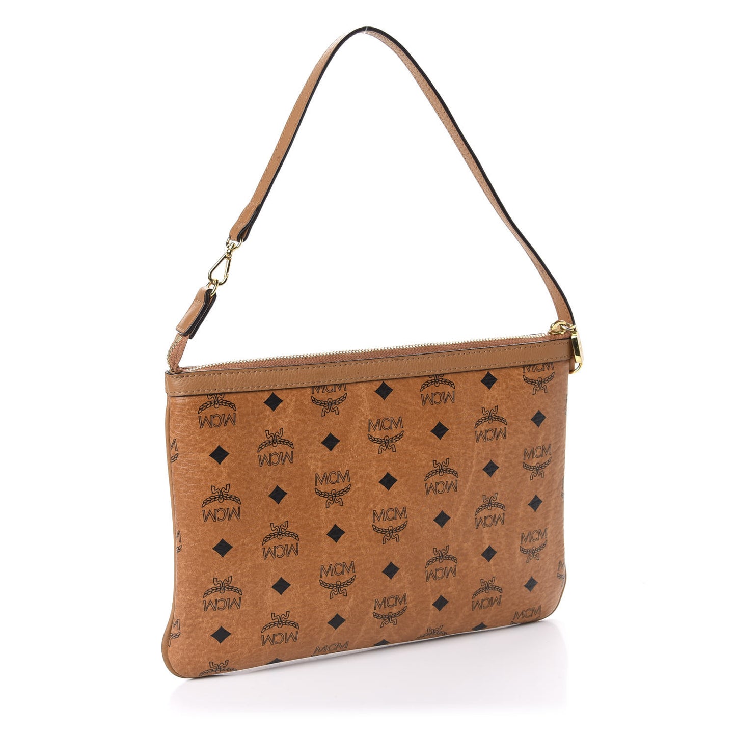 Visetos Liz Shopper Tote Pouch Cognac