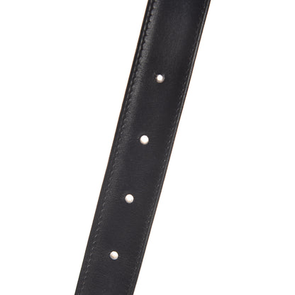Hermes Box Epsom 24mm Mini Constance H Belt 80 Black Gold 5 of 5