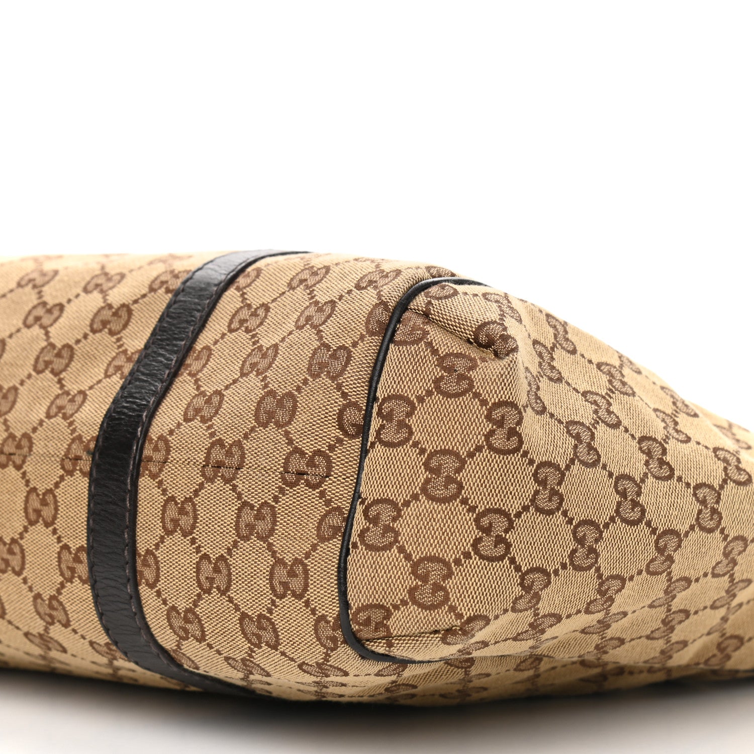 Gucci Monogram New Ladies Web Tote Dark Brown 9 of 11